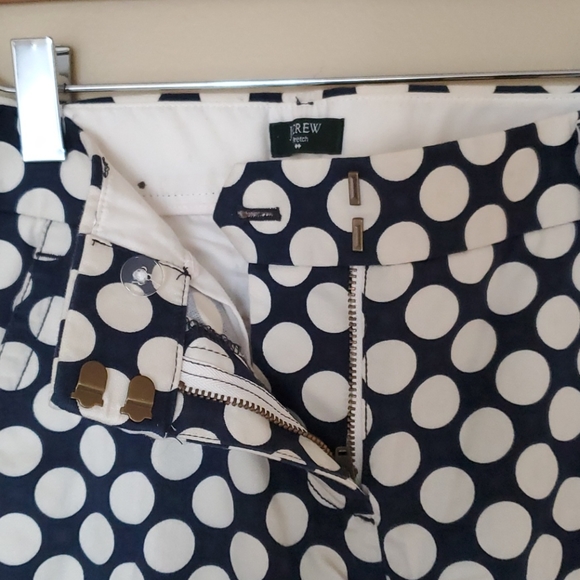 J. Crew Stretch CityFit polka dot pants - Picture 3 of 6
